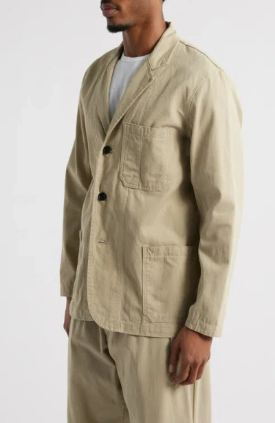 Service Works Drill Server Cotton Twill Jacket In Neutral