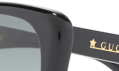 Gucci Cat Eye Sunglasses In Black