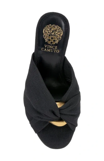 Vince Camuto Briana Platform Wedge Sandal In Black