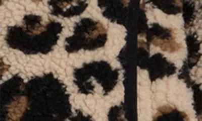 Rdi Faux Shearling Jacket In Brown