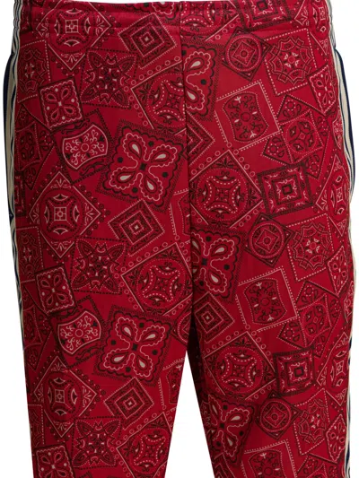 Kapital Striped Patterned Trousers In Red