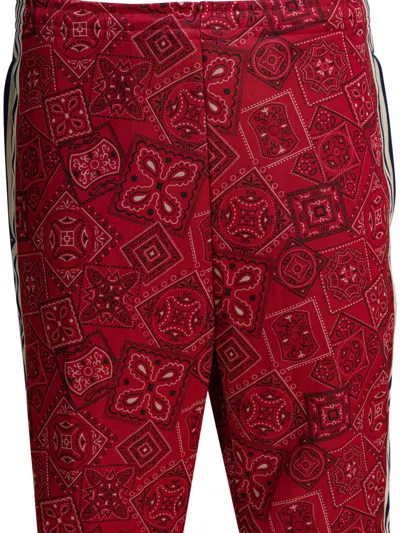 Kapital Striped Patterned Trousers In Red