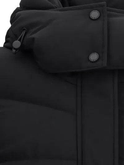 Moose Knuckles Betta Down Jacket In Black