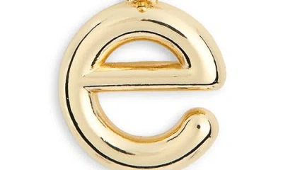 Leith Lowercase Initial Bubble Pendant Necklace In Gold