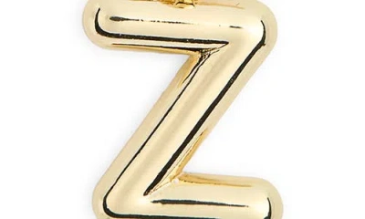 Leith Lowercase Initial Bubble Pendant Necklace In Gold