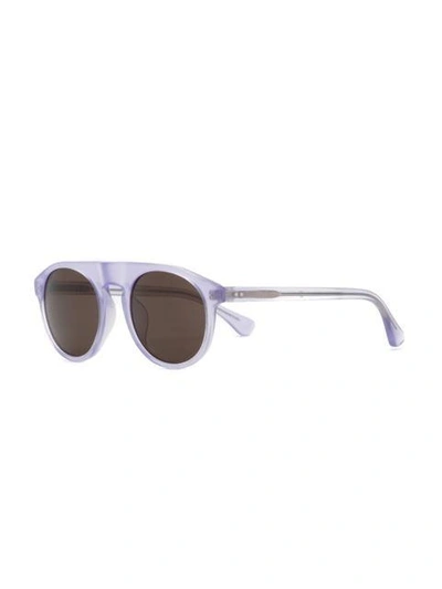 Shop Linda Farrow Gallery Dries Van Noten '91 C11' Sunglasses
