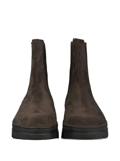 Moorer Morisot-p5 Lug-sole Boots In Brown