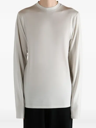 Rier Jersey Wool Top In White