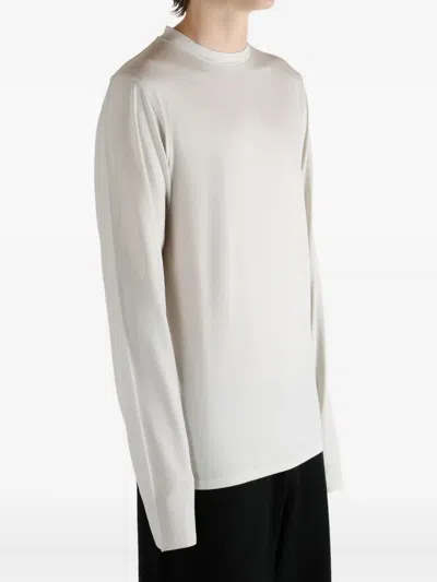 Rier Jersey Wool Top In White