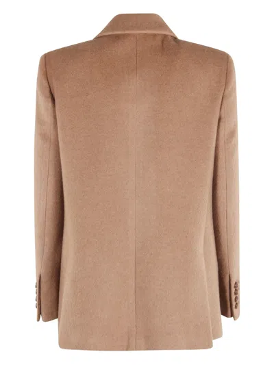 Blazé Milano Giacca Mylius Everynight Double-breasted Jacket In Brown