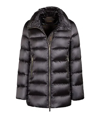 Moorer Dorado-hc Padded Jacket In Black