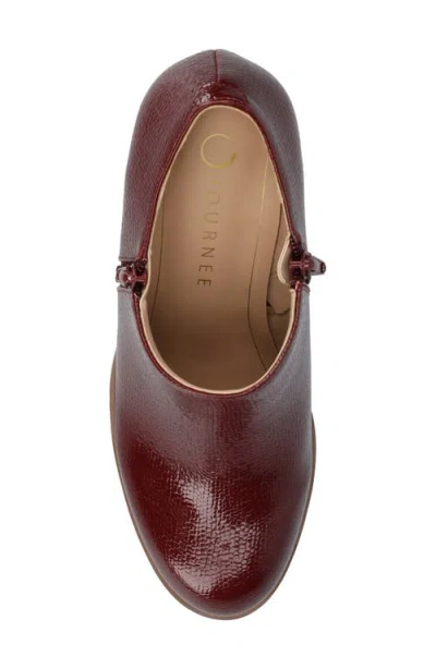 Journee Collection Womens Stiletto Heel Booties In Burgundy