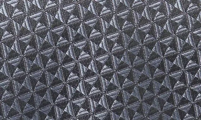 Ted Baker London Abbot Triangle Silk Blend Tie In Gray