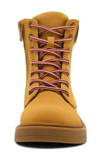 Steve Madden Kids' Jjumble Lace-up Bootie In Gold