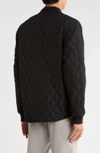 Joe's Diamond Quilted Jacket In Black
