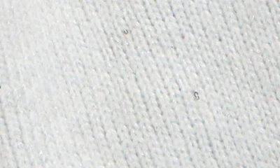 Karl Lagerfeld Paris Shimmer Pompom Beanie & Scarf Set In White