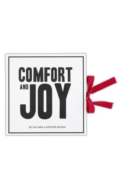 Creative Brands 4-piece Charcuterie Spoon Set In Red