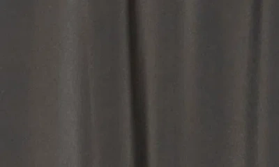 Splendid Satin Drawstring Wide Leg Cargo Pants In Gray