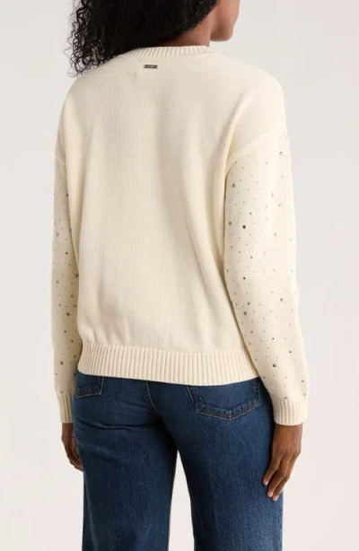 Dkny Jeans Rhinestone Sweater In Multi