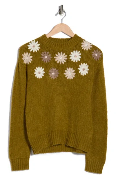 Dr2 By Daniel Rainn Embroidered Sweater In Multi
