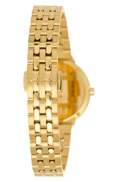Fendi O'lock Bracelet Watch, 30mm In Gold