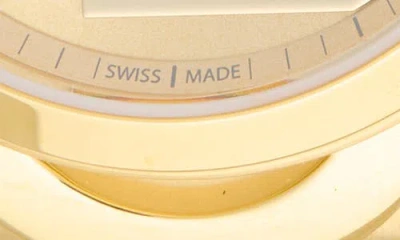 Fendi O'lock Bracelet Watch, 30mm In Gold