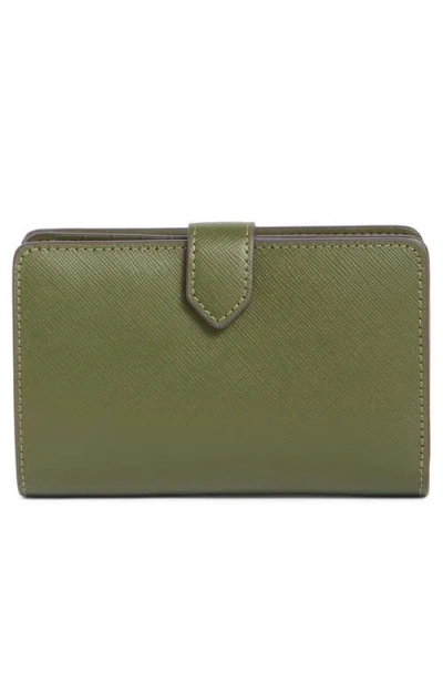 Kate Spade New York Staci Medium Bifold Leather Wallet In Green