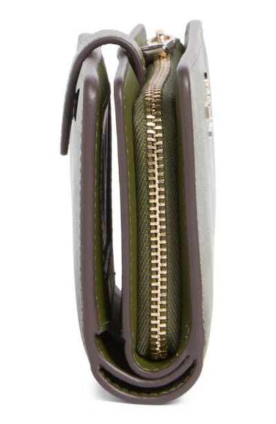 Kate Spade New York Staci Medium Bifold Leather Wallet In Green