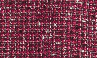 Derek Lam 10 Crosby Juliette Tweed Jacket In Burgundy