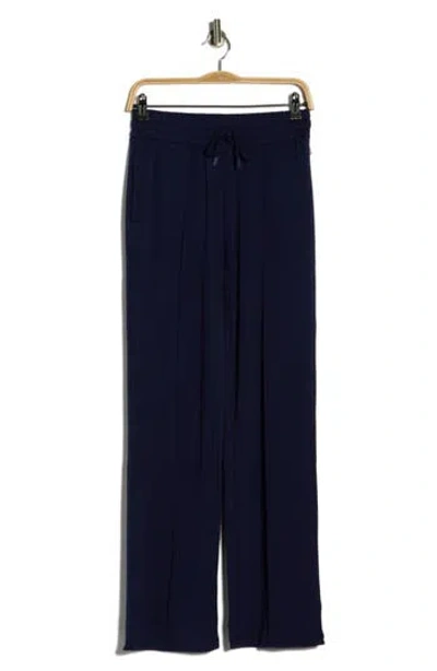 Jessica Simpson Soft Luxe Wide Leg Pants In Blue