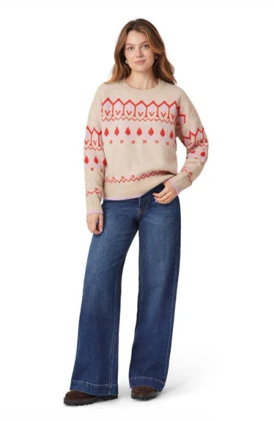 Scotch & Soda Crewneck Pullover Sweater In Multi