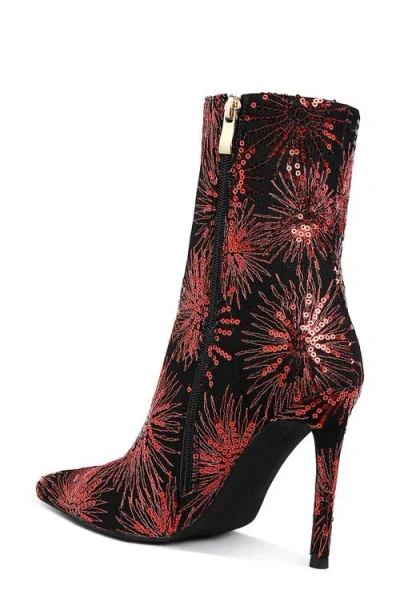 London Rag Oleander Bootie In Burgundy