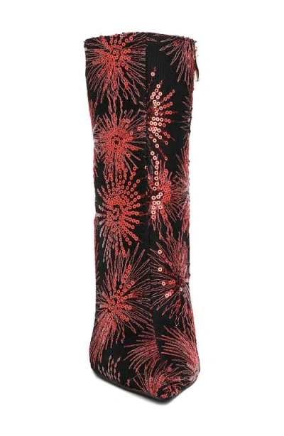 London Rag Oleander Bootie In Burgundy