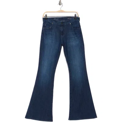 Ag Angeline Mid Rise Flare Jeans In Blue