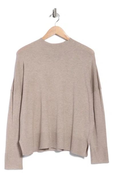 Splendid Jette Mock Neck Sweater In Neutral
