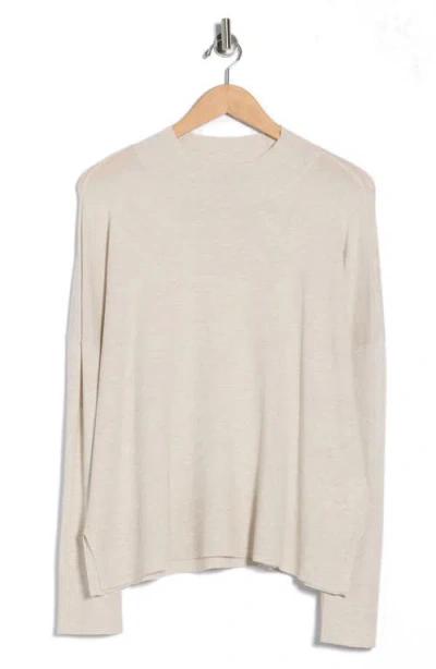 Splendid Jette Mock Neck Sweater In Neutral