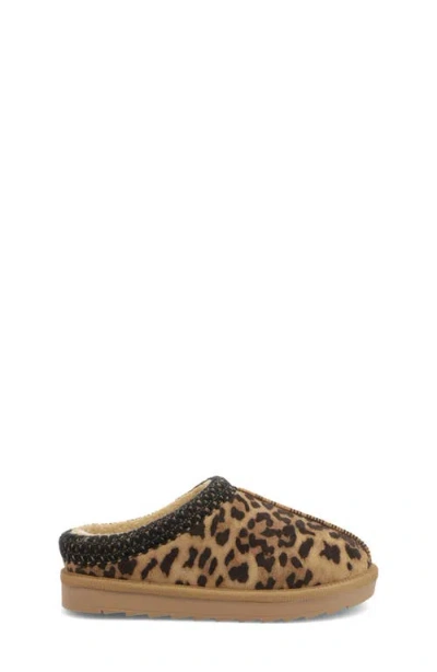 Mia Kids' Downee Scuff Slipper In Animal Print