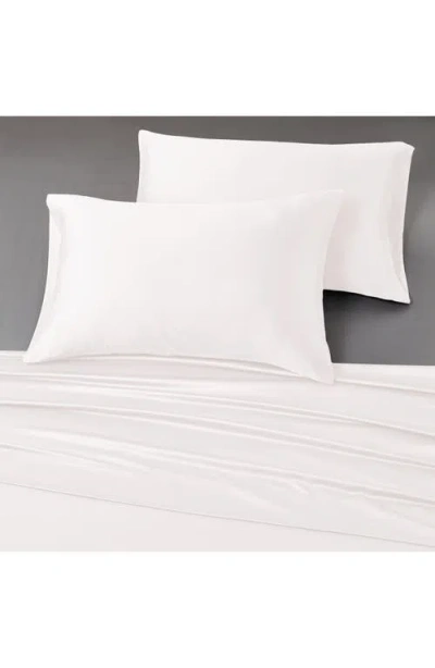 Modern Threads Solid Satin Deep Pocket 6-piece Sheet Set In White