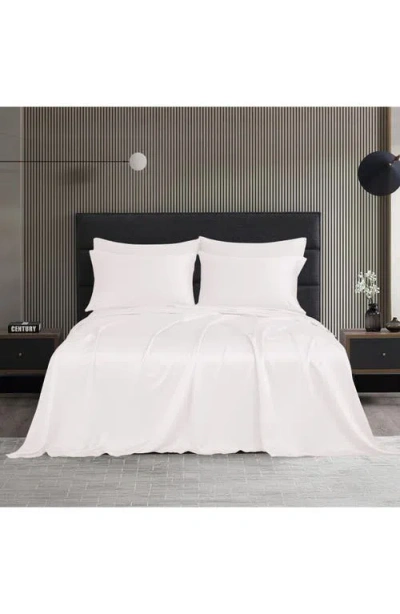 Modern Threads Solid Satin Deep Pocket 6-piece Sheet Set In White