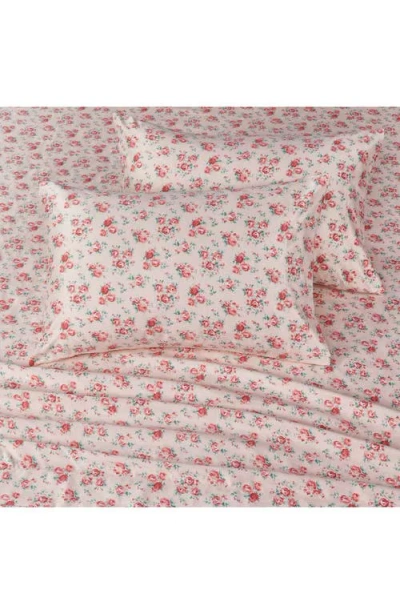 Modern Threads Solid Satin Deep Pocket 6-piece Sheet Set In Pink