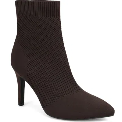 Mia Mckinley Sock Bootie In Brown