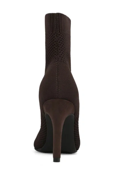 Mia Mckinley Sock Bootie In Brown