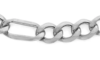 Fzn Figaro Chain Bracelet In Silver