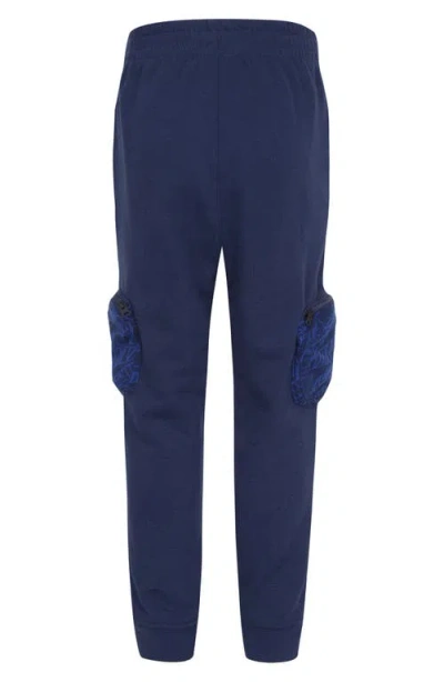 Nike Kids' Cotton Blend Joggers In Blue