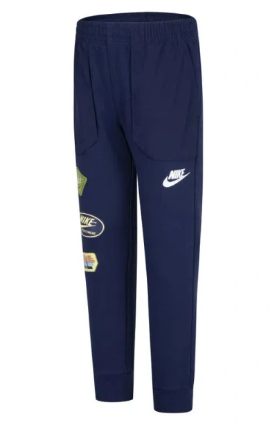 Nike Kids' Sportswear Fleece Joggers In Blue