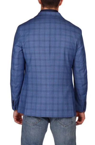 Tailorbyrd Modern Fit Windowpane Sport Coat In Blue
