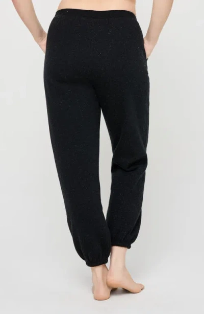 Spiritual Gangster Shimmer Sol Cozy Sweatpants In Black