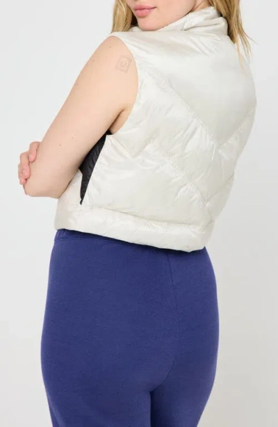 Spiritual Gangster Scout Puffer Vest In White