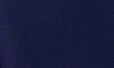 Marina Crystal Embellished Long Sleeve Sheath Dress In Blue