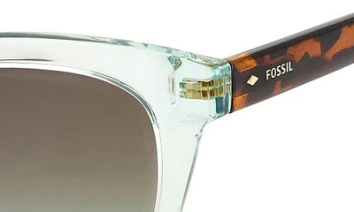 Fossil 51mm Square Sunglasses In Blue